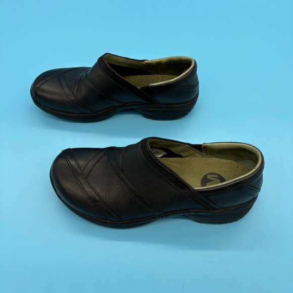 Merrell Encore Eclipse Women’s Black Leather Slip-On Mules Clogs Shoes Size 6 - Picture 4 of 7